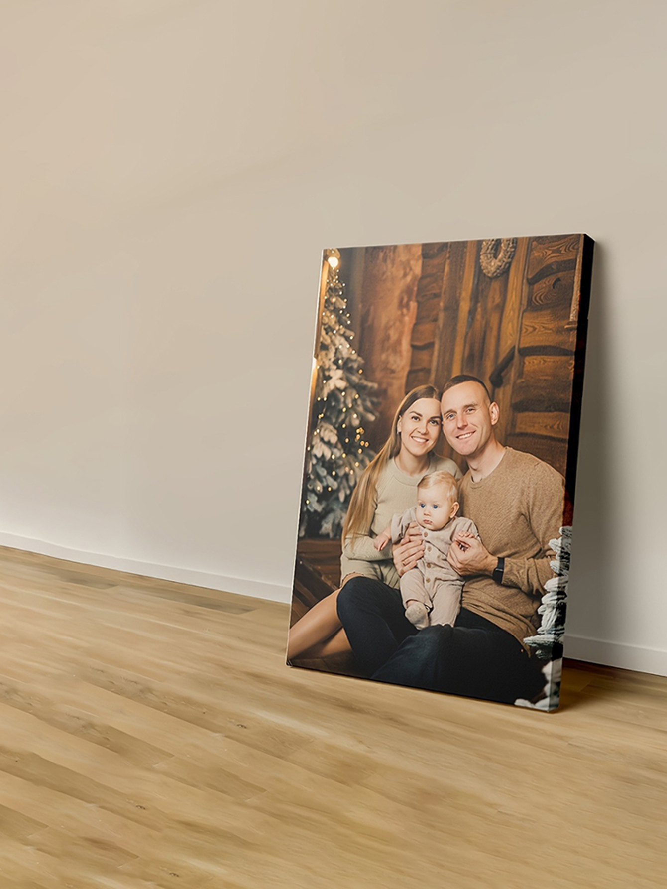 Custom Wood-Framed Canvas 2D Flat Artwork